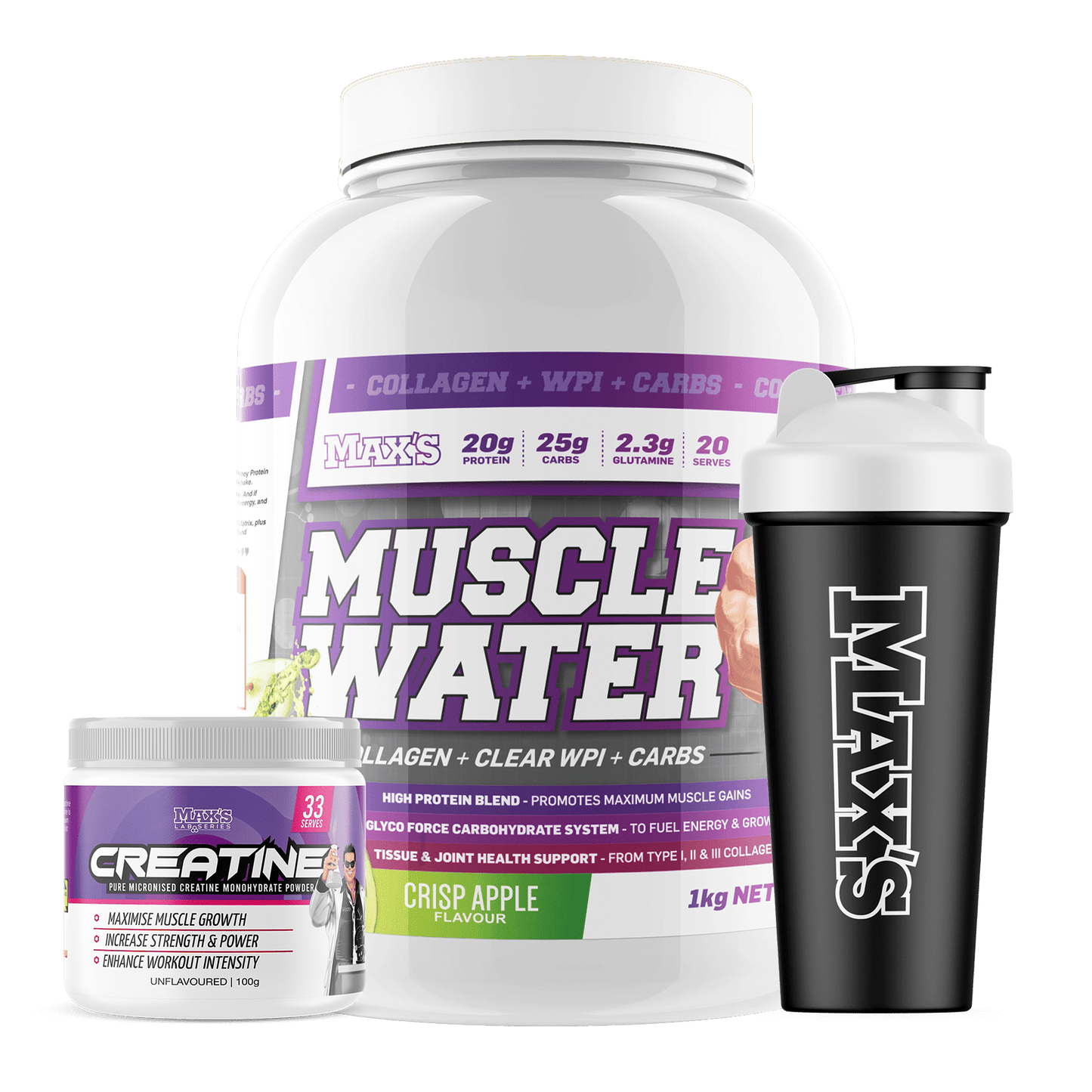 MAX'S MUSCLE WATER Value Bundle