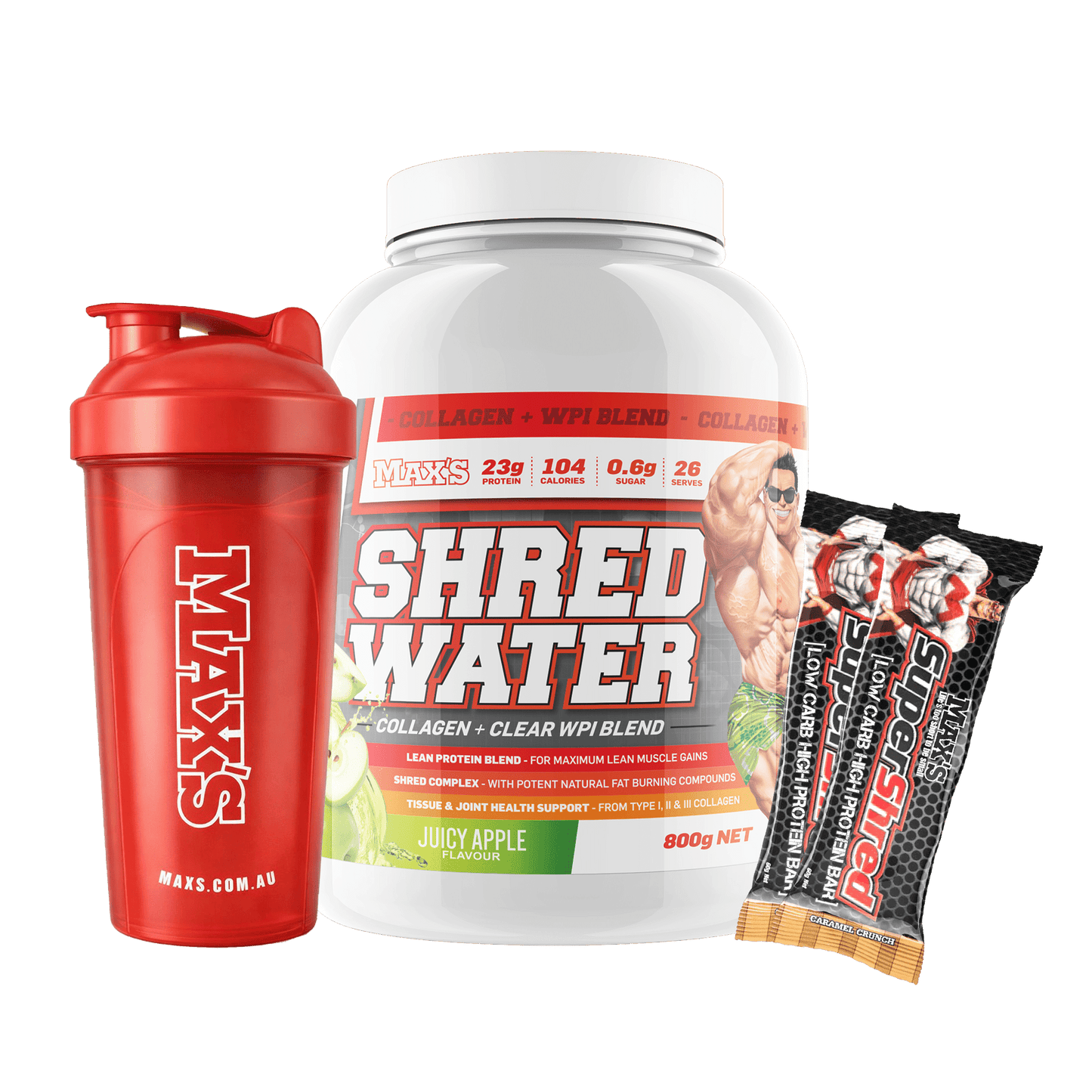 MAX'S Shred Water Value Bundle