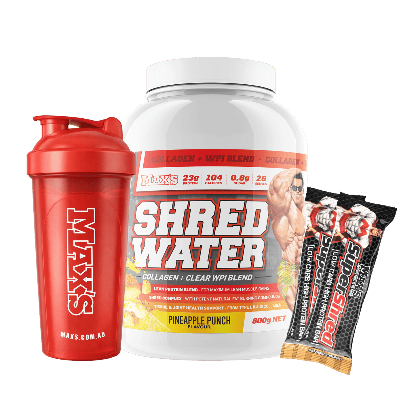 MAX'S Shred Water Value Bundle