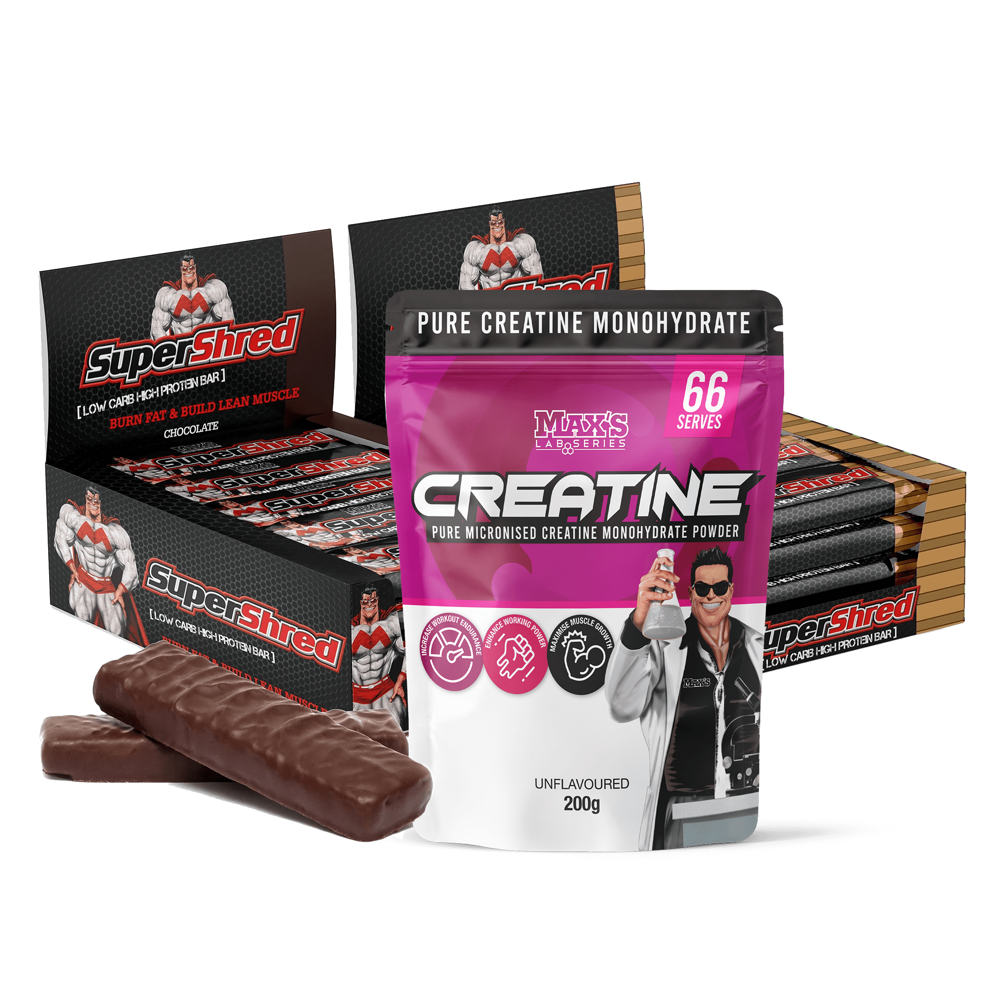 Twin Pack: SuperShred Bars (2 Boxes / 24 Single Bars)
