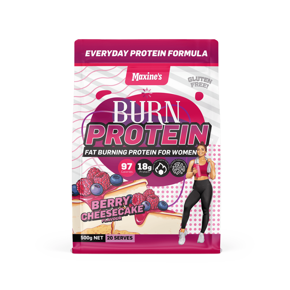 CWMP - Maxine's Burn 500g Berry Cheese Cake
