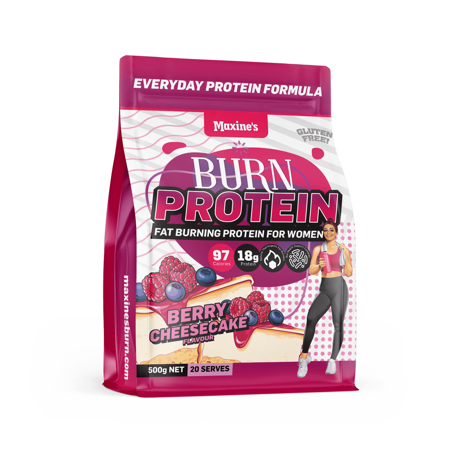 CWMP - Maxine's Burn 500g Berry Cheese Cake