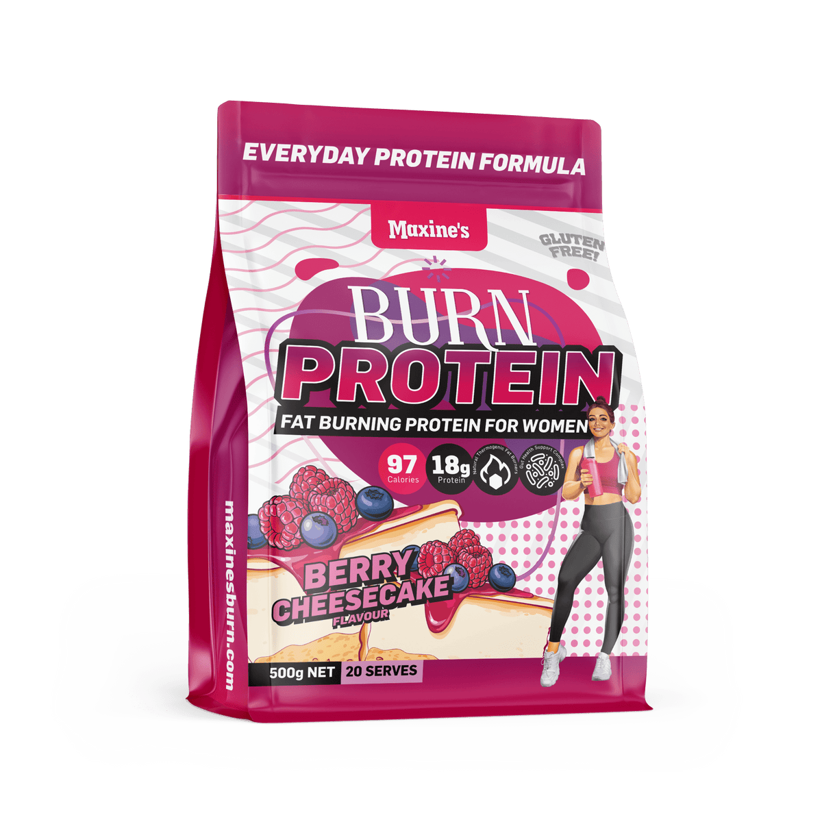 CWMP - Maxine's Burn 900g Berry Cheese Cake