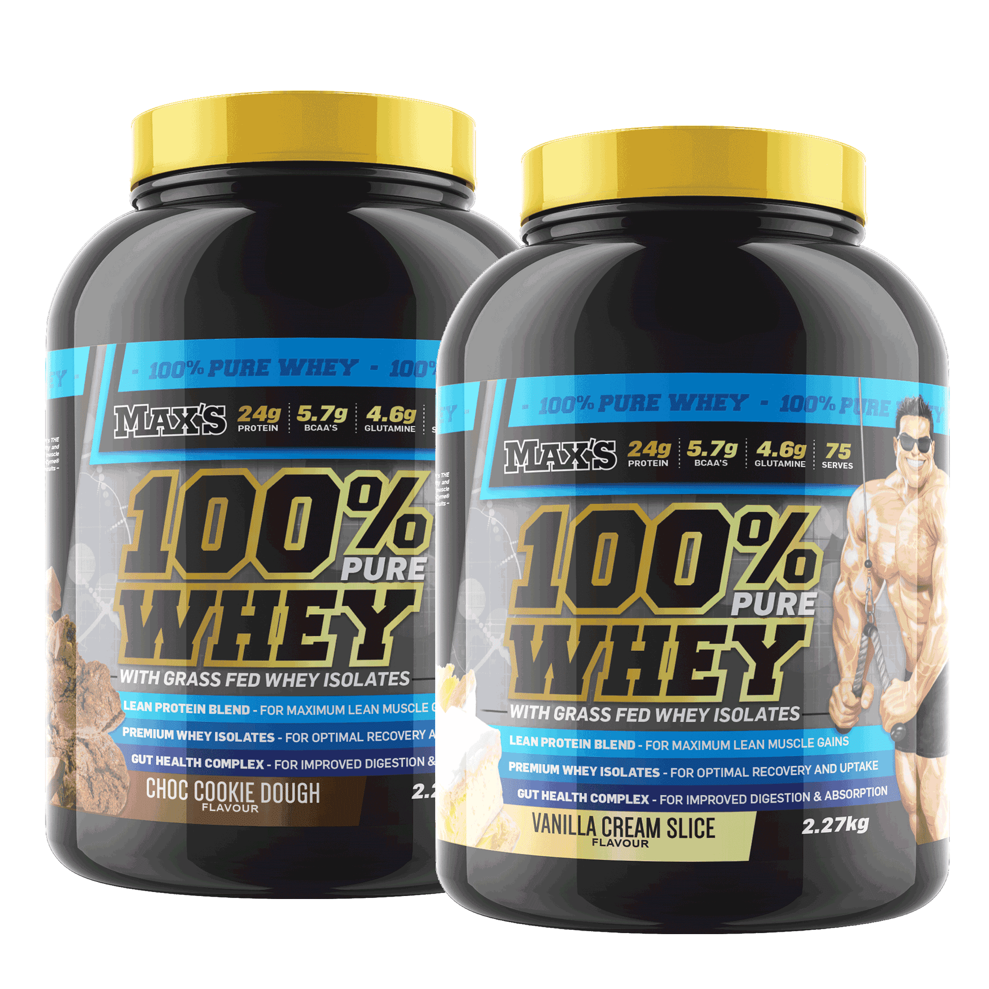Twin Pack: 100% Whey Protein