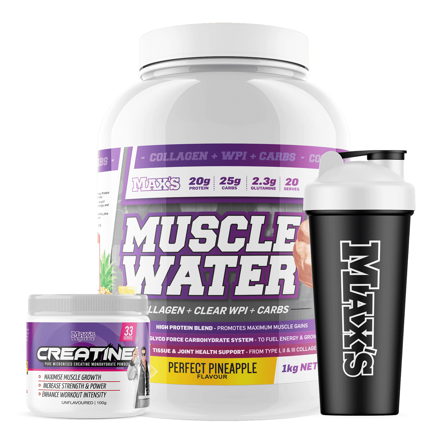 MAX'S MUSCLE WATER Value Bundle