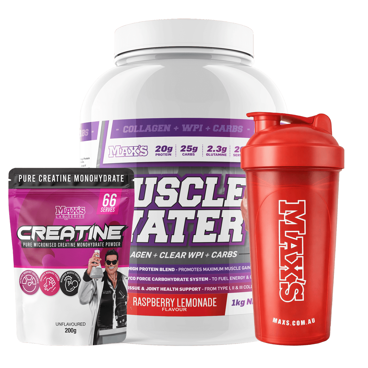 MAX'S MUSCLE WATER Value Bundle