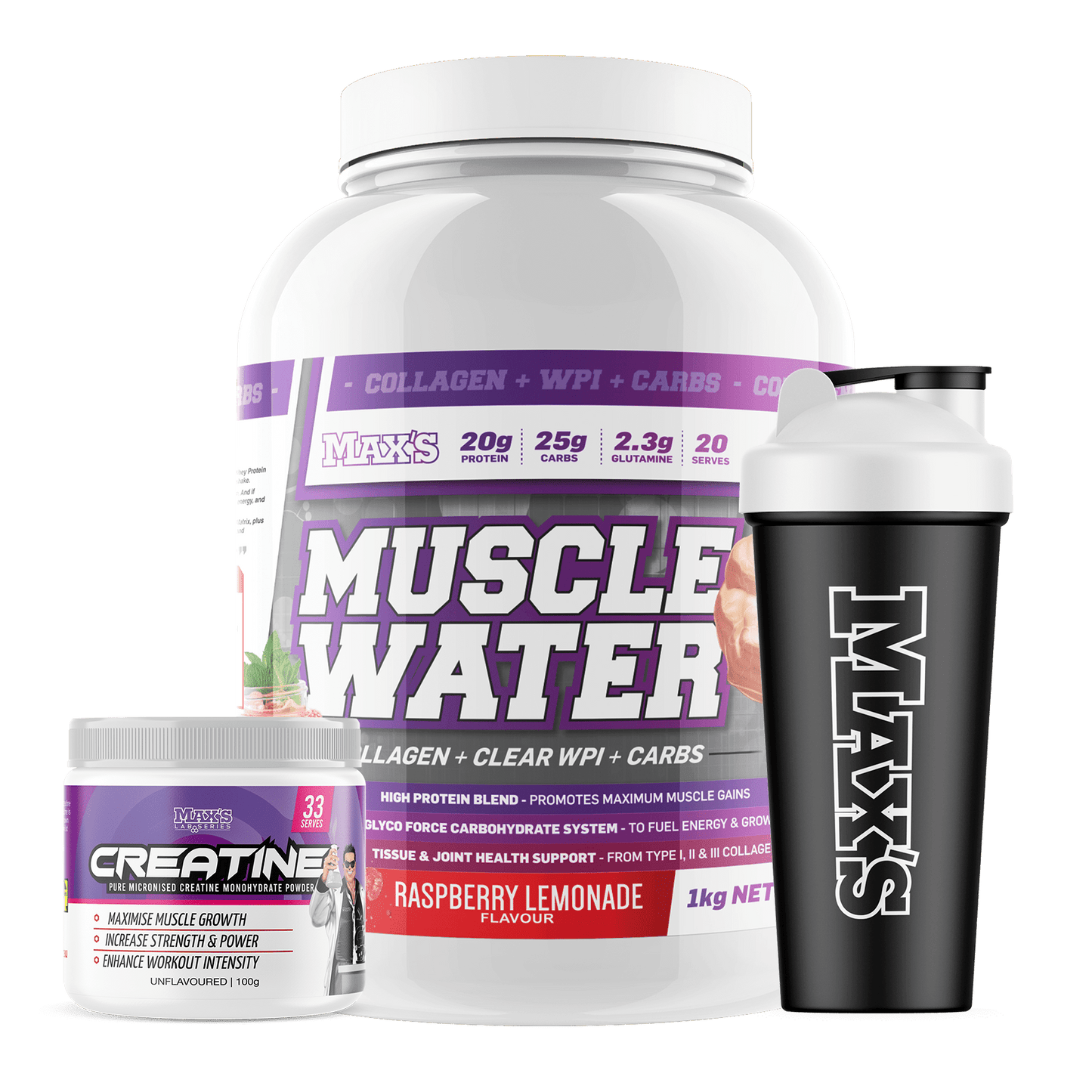 MAX'S MUSCLE WATER Value Bundle