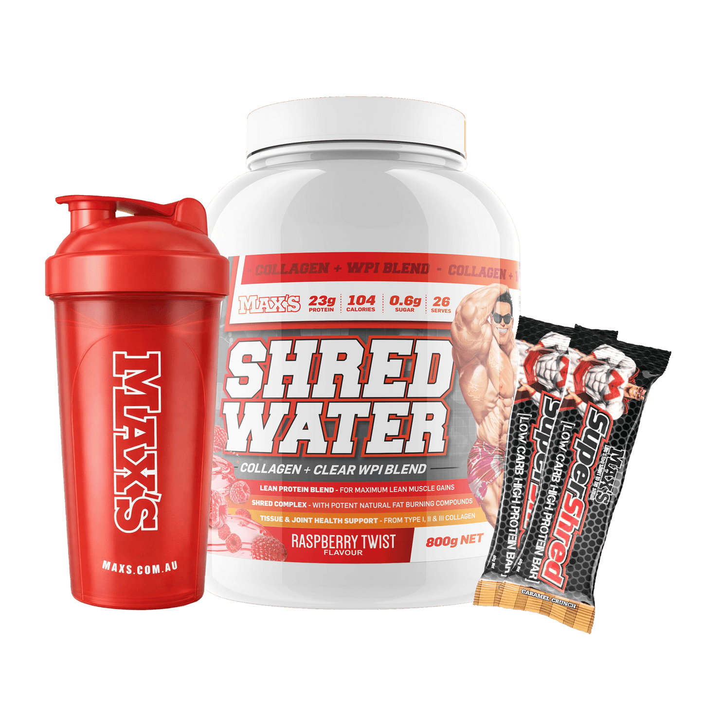 MAX'S Shred Water Value Bundle