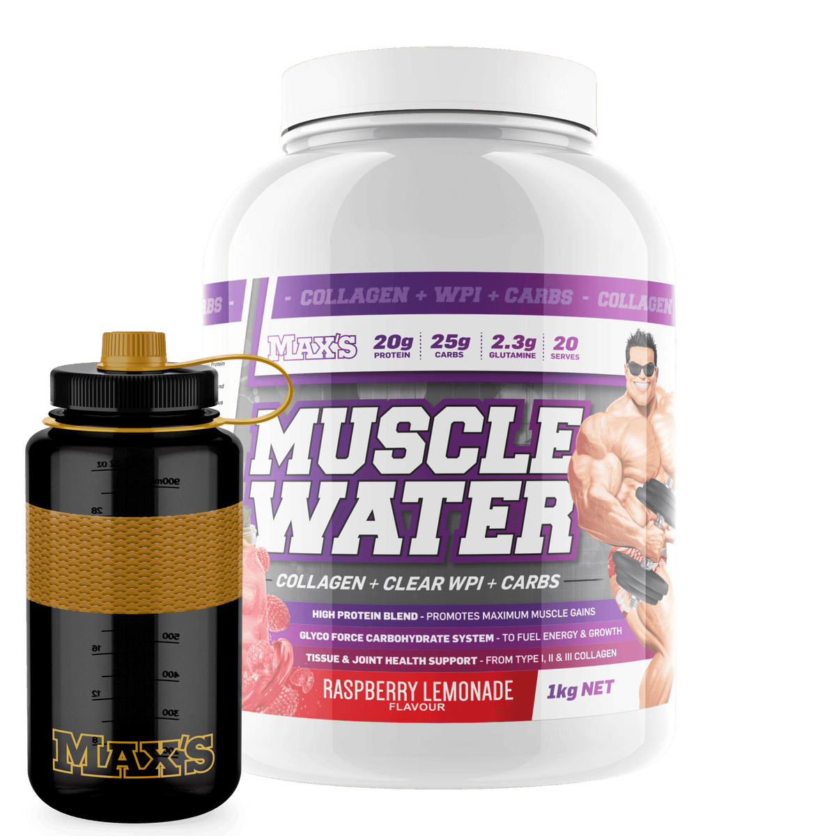 Water Muscle MAX'S Muscle Water - Massively Delicious! | MAX'S Protein Official ...