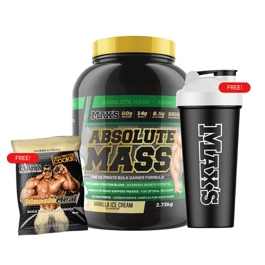 CWMP - MAX'S Absolute MASS Bundle 2.72kg - VANILLA ICE CREAM