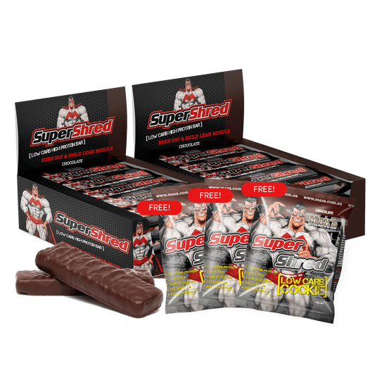 CWMP - MAX'S SuperShred 24 Bar Twin Pack - Chocolate