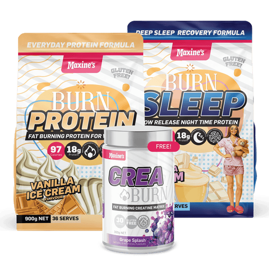 CWMP - Maxine's Burn Lean & Tone Bundle 900g - VANILLA ICE CREAM