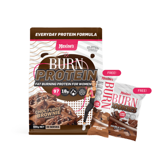 CWMP - Maxine's Burn Protein Starter Bundle 500g - CHOC FUDGE BROWNIE