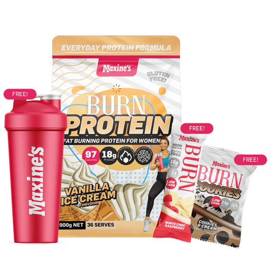 CWMP - Maxine's Burn Protein Value Bundle 900g - VANILLA ICE CREAM