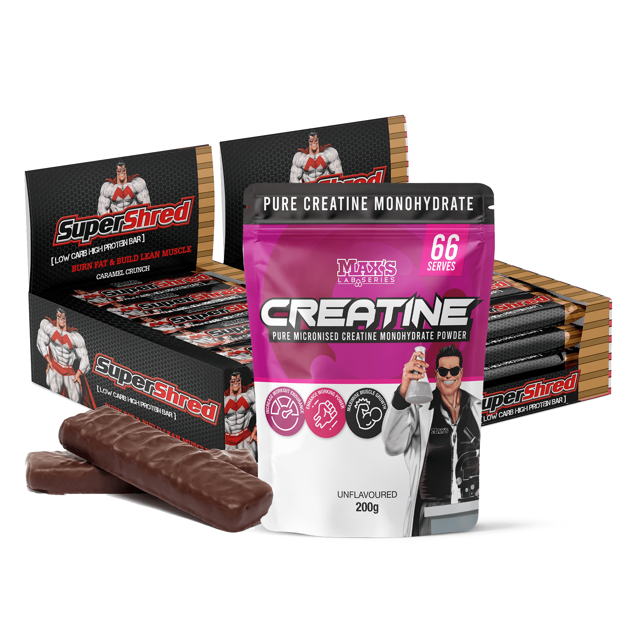 Twin Pack: SuperShred Bars (2 Boxes / 24 Single Bars)