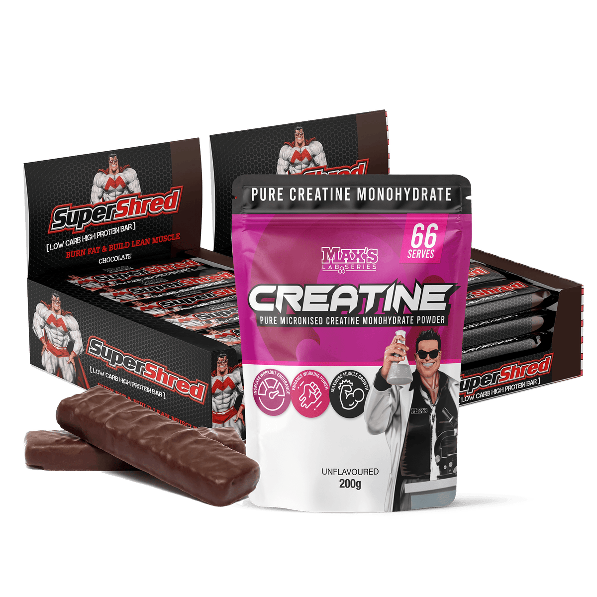 Twin Pack: SuperShred Bars (2 Boxes / 24 Single Bars)