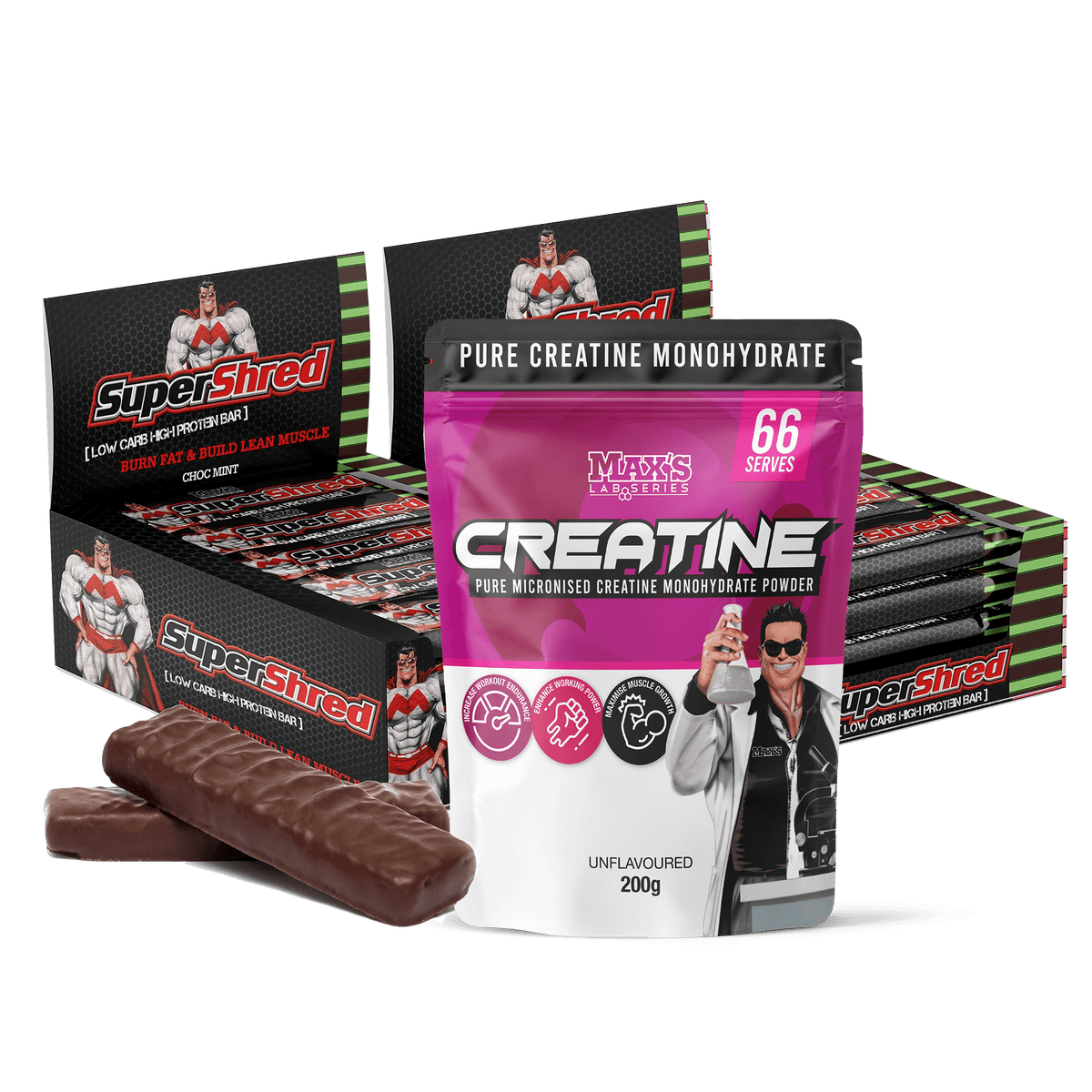 Twin Pack: SuperShred Bars (2 Boxes / 24 Single Bars)