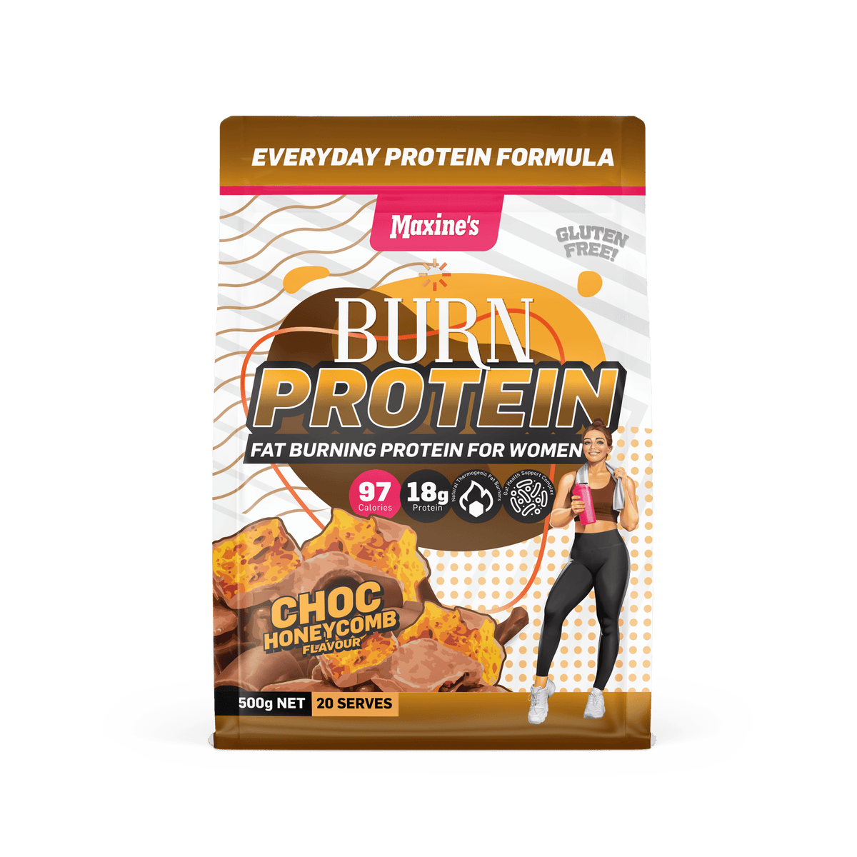 CWMP - Maxine's Burn 500g Chocolate Honeycomb