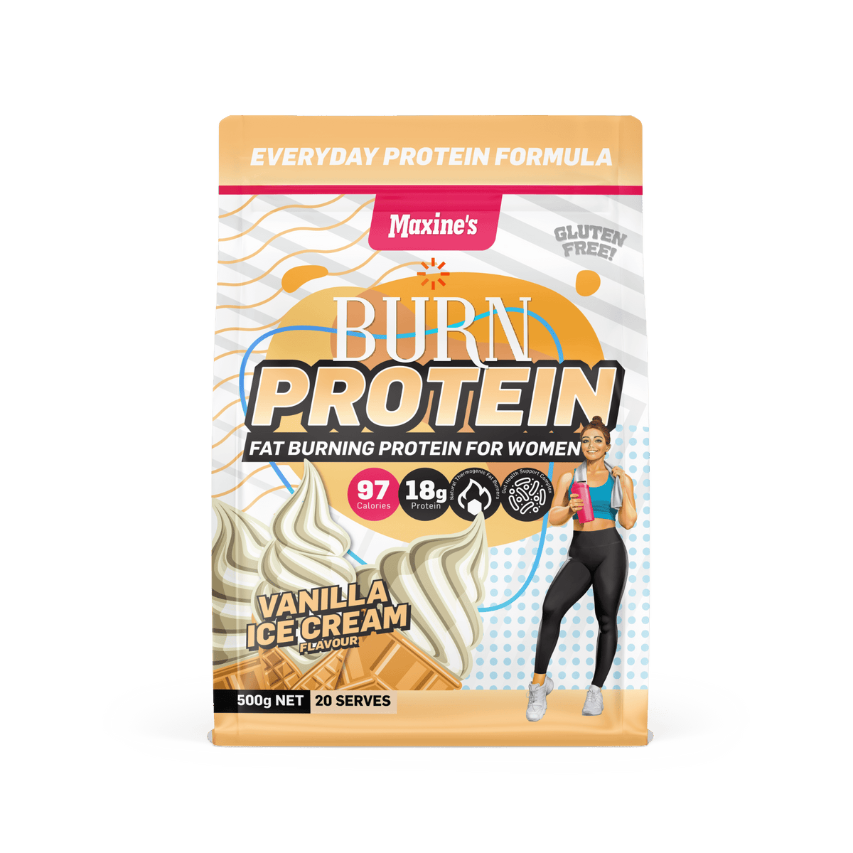 CWMP - Maxine's Burn 500g Vanilla Ice Cream