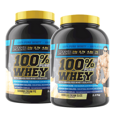 Twin Pack: 100% Whey Protein