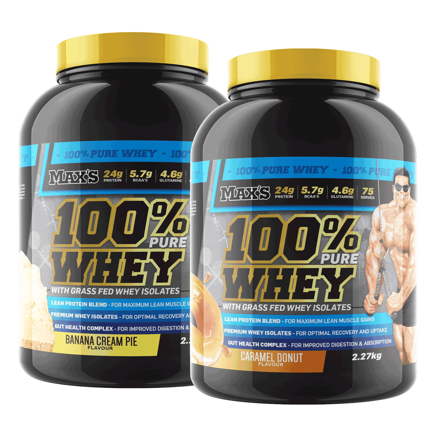 Twin Pack: 100% Whey Protein