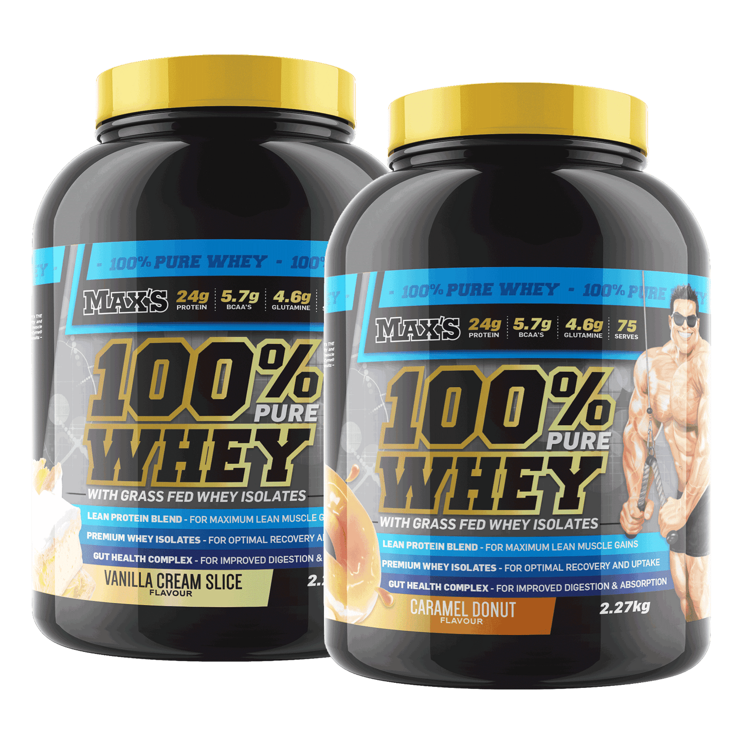 Twin Pack: 100% Whey Protein