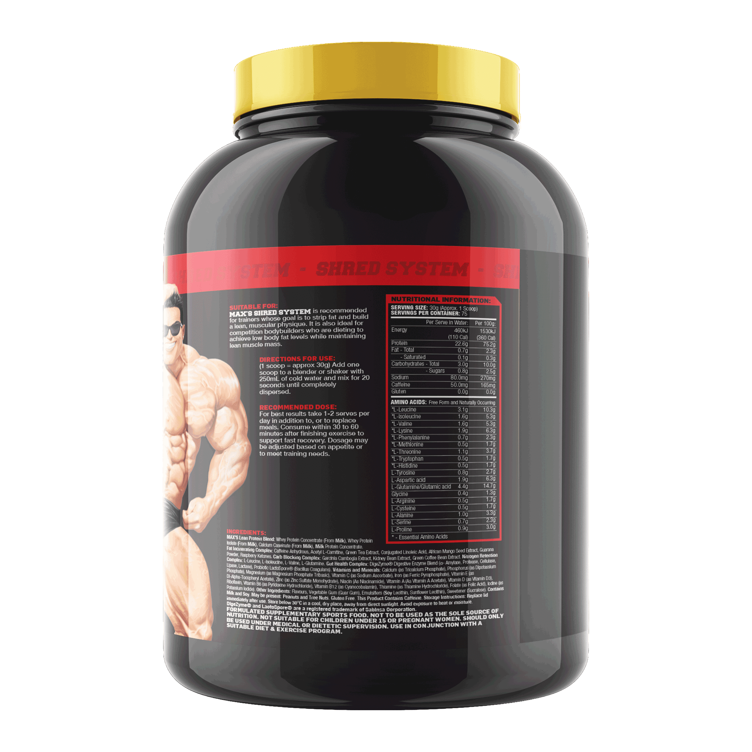 MAX'S Shred System - Get Lean and Muscular! | MAX'S Protein Official ...