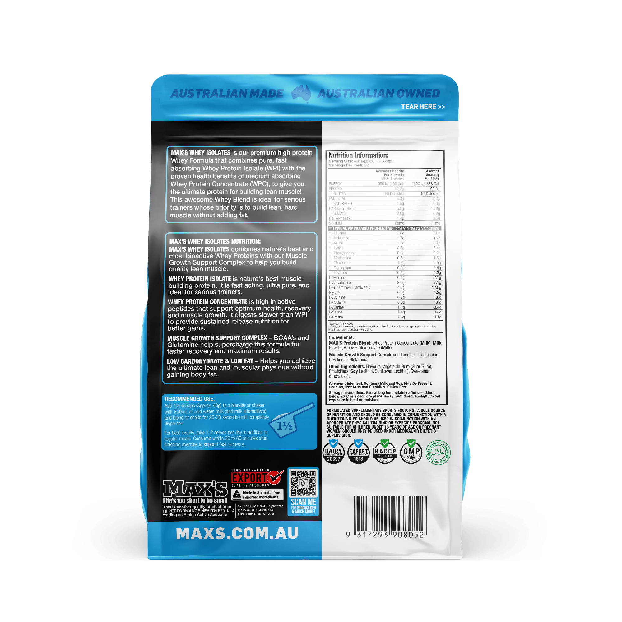 Whey Isolates